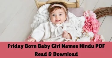 friday born baby girl names hindu pdf - read & download