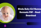 hindu baby girl names in kannada PDF - read & download