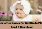 ja letter names for girl hindu p - read & download
