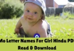 mo letter names for girl hindu pdf - read & download