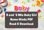 r and 's mix baby girl name hindu pdf - read & download