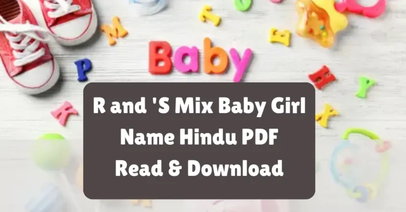 r and 's mix baby girl name hindu pdf - read & download