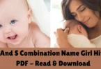 a and s combination name girl hindu pdf - read download