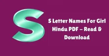 s letter names For girl hindu pdf - read & download